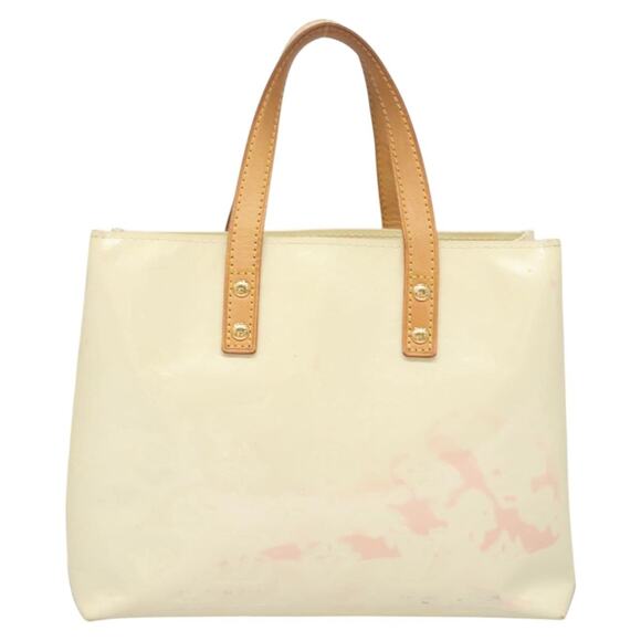 LOUIS VUITTON Monogram Vernis Reade PM Hand Bag Perle M91336 - Picture 2 of 16